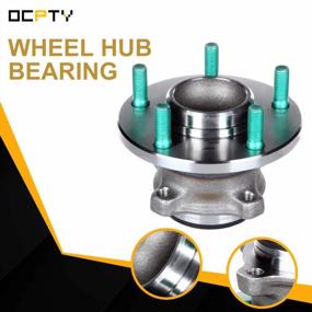 img 2 attached to OCPTY 2Pc Rear Wheel Bearing And Hub Assembly 512347 For 2004-2013 Mazda 3/5 5-Lug W/ABS