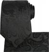 kissties mens extra long tie paisley pattern necktie + gift box (63'' xl) logo