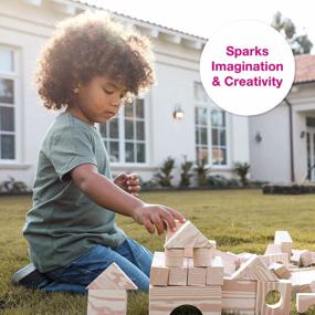 img 2 attached to 80-Piece Edushape Wood-Like Soft Baby Blocks - Nurturing Imagination And Creativity For Babies And Toddlers