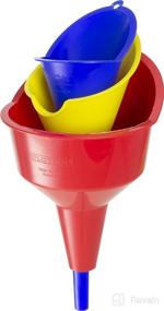 img 2 attached to 🔴 The Ultimate Trio Funnel Set: Hopkins FloTool 10714MX3 Super Funnel Trio - Red