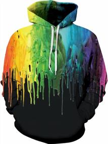 img 4 attached to Unleash Your Style With NEWCOSPLAY'S Realistic 3D Graphic Hoodies For Men