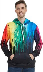 img 2 attached to Unleash Your Style With NEWCOSPLAY'S Realistic 3D Graphic Hoodies For Men