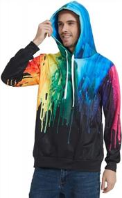 img 1 attached to Unleash Your Style With NEWCOSPLAY'S Realistic 3D Graphic Hoodies For Men
