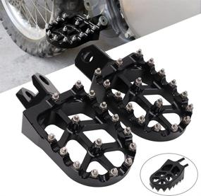 img 4 attached to JFG RACING CNC MX Foot Pegs for DRZ400 00-04/DRZ400E 00-07/DRZ400S 00-19/DRZ400SM 05-19/RM250 89-06 (EXCLUDES K3/K4/K5/K6)/RM250Z 01-06/RMX250 89-96 - Improved for SEO