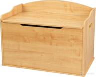 🎁 kidkraft austin wooden toy box/bench: natural safety-hinged lid, perfect gift for ages 3+ - amazon exclusive логотип