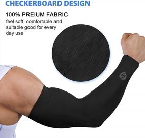 img 3 attached to Stay Protected In The Sun With SHINYMOD'S UV Arm Sleeves - Ideal For Men And Women During Cycling, Running, Driving, And Golfing