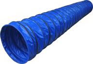 🐶 ultimate dog agility tunnel: cool runners 470gsm pvc round tunnel - 118x24-inch, 8-inch pitch, blue logo