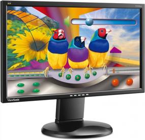 img 2 attached to 🖥️ Enhance Your Viewing Experience with ViewSonic VG2028WM Ergonomic Widescreen LCD Monitor: 1600X900 Resolution, Wide Screen, USB Hub Included