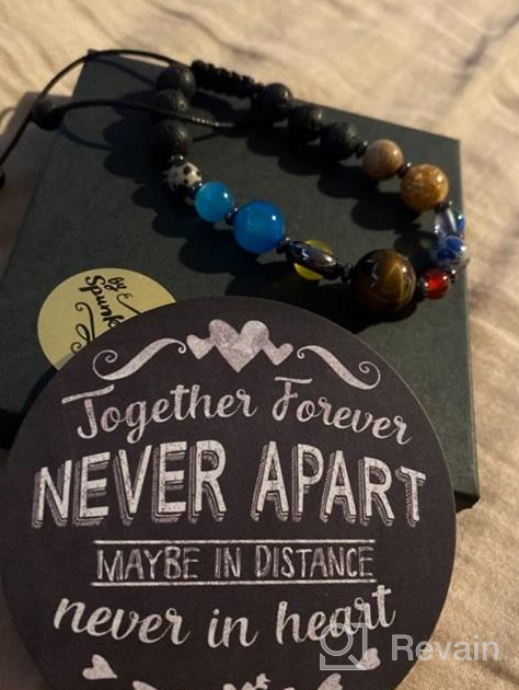 img 1 attached to 📿 Discover the New His and Hers Collection of Circle Distance Universe Bracelets by SPUNKYsoul review by Dan Dickey