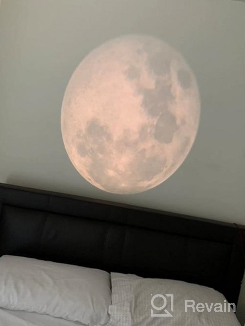 img 1 attached to Experience The Romantic Moonlight In Your Bedroom With TANBABY HD Moon Projector Light: Three Adjustable Brightness Modes And USB Charging review by Michael Ringgold
