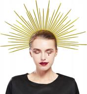 fantherin women's spiked halo crown headband | zip tie goddess headdress for cosplay logo