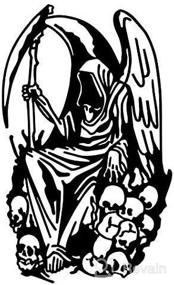 img 2 attached to Grim Reaper Angel Death Sticker