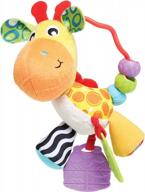giraffe baby activity rattle by playgro - enhancing sensory development logo