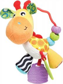 img 4 attached to Giraffe Baby Activity Rattle By Playgro - Enhancing Sensory Development