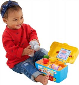 img 4 attached to 🔧 Fisher-Price Laugh & Learn Smart Stages Toolbox: Educational, Interactive Toy for Toddlers