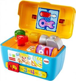 img 2 attached to 🔧 Fisher-Price Laugh & Learn Smart Stages Toolbox: Educational, Interactive Toy for Toddlers