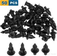 🚲 50pcs mtsooning bike panel fastener clamp retainer clips, 6mm/0.24&#34; expansion screws replacement kit with plastic rivet parts логотип