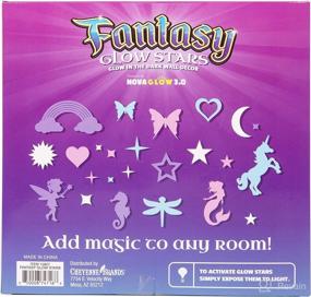 img 3 attached to 🌟 200-Count Glow in The Dark Stars for Girls with Bonus Hearts, Moon, Unicorns, Dragonflies, Sea Horses, Butterflies, Rainbow Clouds, Princesses, Mermaids - Fantasy Glow Stars