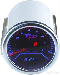 img 2 attached to 🚗 Etopars Universal Smoke Tint Lens 2" 52mm Tachometer Tacho Indicator Gauge Meter for Car Motor