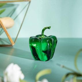 img 2 attached to Stunning Glass Chili Pepper Figurine - Perfect Table Decoration And Gift For Any Occasion!