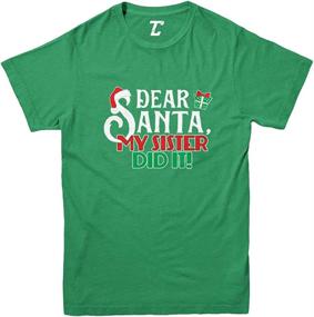 img 2 attached to 🎅 Tcombo Dear Santa Sister Did Boys' Clothing - Perfect Tops, Tees & Shirts!