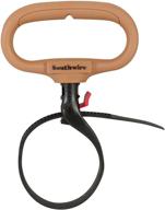 southwire clpt02 2-inch adjustable heavy duty clamp tie with rotating handle - reusable zip down cable - brown logo