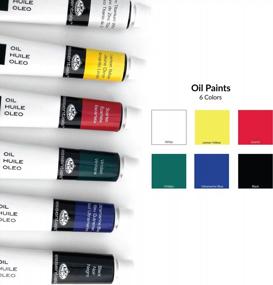 img 1 attached to Premium 12-Pack Of Royal & Langnickel Oil Color Artist Tube Paint - 21Ml Tubes
