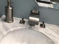 img 1 attached to Transform Your Bathroom With Sumerain'S Stunning Chrome Finish Waterfall Faucet - 8 Inch Widespread With 3 Holes review by Trevor Rodke
