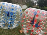 img 1 attached to 5 FT Body Bumper Bubble Soccer Ball For Kids And Adults - Boost Your Fun With 1 Pack Of Zorb Ball review by Glen Elevyn