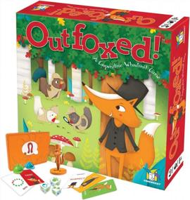 img 2 attached to Gamewright Outfoxed! The Ultimate Cooperative Mystery Game For Kids