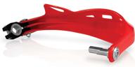 acerbis rally profile red handguard with universal mount (model: 2205320004) logo