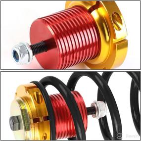 img 3 attached to 🚗 Enhance Performance & Handling: DNA Motoring COIL-HC12SI-BK Suspension Coilover Sleeve Kit for 12-15 Honda Civic