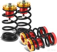 🚗 enhance performance & handling: dna motoring coil-hc12si-bk suspension coilover sleeve kit for 12-15 honda civic logo