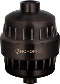 img 4 attached to HOPOPRO 18-ступенчатый универсальный фильтр для насадки для душа - умягчитель жесткой воды с высокой пропускной способностью для удаления хлора, фтора и тяжелых металлов (рекомендуемый бренд NBC News).