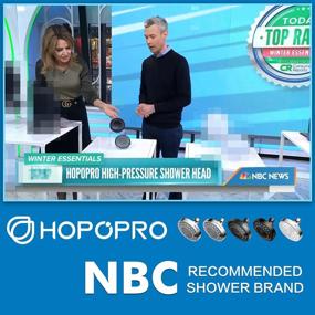 img 3 attached to HOPOPRO 18-Stage Universal Shower Head Filter - High Flow Hard Water Softener To Remove Chlorine, Fluoride & Heavy Metals (NBC News Recommended Brand).