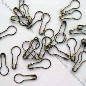 img 1 attached to 1000Pcs 0.85 Inch Bronze Metal Gourd Pin/Bulb Pin/Calabash Pin Bead Needle Pins