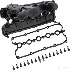 img 4 attached to Engine Valve Cover Assembly with Gasket Bolts Replacement for 2005-2014 VW Jetta Beetle Golf Passat Rabbit 2.5L PCV Valve - 07K-103-469-L, 07K103469F, 264-907, 917-064 by Flynsu