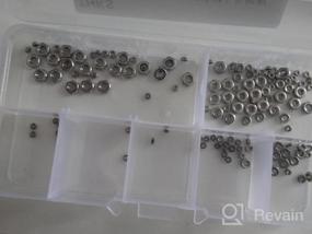 img 5 attached to 140-Piece Set Of Stainless Steel Hexagonal Nuts In Various Sizes: M1, M1.2, M1.4, M1.6, M2, M2.5, M3 - Ideal Thread Fasteners For Your Needs