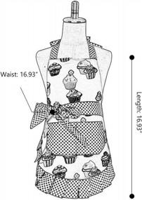 img 1 attached to Get Cooking With Matching Mommy And Me Aprons: PERSUN Aprons With Handy Pockets For Kitchen And Chef