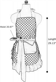 img 2 attached to Get Cooking With Matching Mommy And Me Aprons: PERSUN Aprons With Handy Pockets For Kitchen And Chef