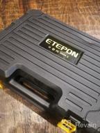 img 1 attached to Get Your Home Repair Done With ETEPON Home Tool Kit - A Comprehensive Household And Auto Repair Set With Tool Box Storage (ET016) review by Shane Solorzano