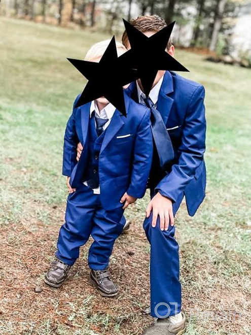 img 1 attached to 🤵 Tuxedo Wedding Toddler Formal Dresswear Boys' Clothing: Suits & Sport Coats For Special Occasions review by Tyler Bonnell
