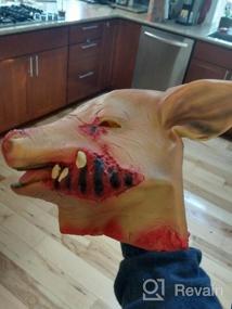 img 6 attached to Unleash Your Inner Horror With The Halloween Pig Head Mask: The Perfect Masquerade And Cosplay Costume