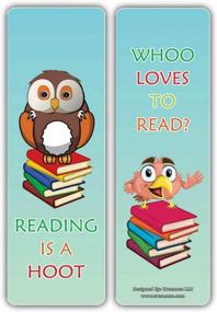 img 2 attached to 60-Pack Cute Bird Reading Sayings Bookmarks - Perfect Gift For Kids, Boys, Girls & Teens!