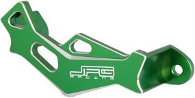 img 4 attached to Green JFG RACING Rear Brake Caliper Cover Guard Protector for Kawasaki KX250F 2004-2018, KX450F 2006-2018, KLX450R 2008-2018, KX250 2019-2021, KX450 2019-2021, and KX250XC 2021