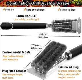 img 2 attached to Upgrade Your BBQ Game With POLIGO 22 Piece Grill Accessories Set Including Safe Brush And Scraper - Perfect Father'S Day And Birthday Gift For Grill Masters