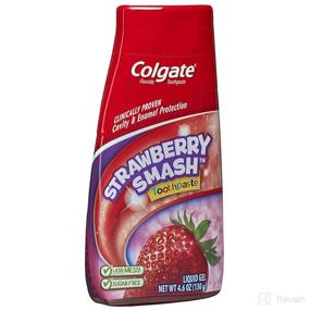 img 3 attached to 🍓 Targeting Kids' Oral Health: Colgate Fluoride Toothpaste with Strawberry Liquid