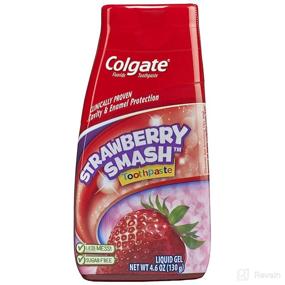 img 4 attached to 🍓 Targeting Kids' Oral Health: Colgate Fluoride Toothpaste with Strawberry Liquid