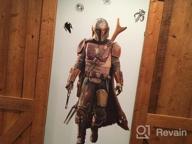 img 1 attached to Transform Your Space With RoomMates' Star Wars: The Mandalorian Boba Fett Giant Wall Decal review by Juan Lockwood