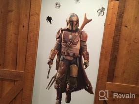 img 8 attached to Transform Your Space With RoomMates' Star Wars: The Mandalorian Boba Fett Giant Wall Decal